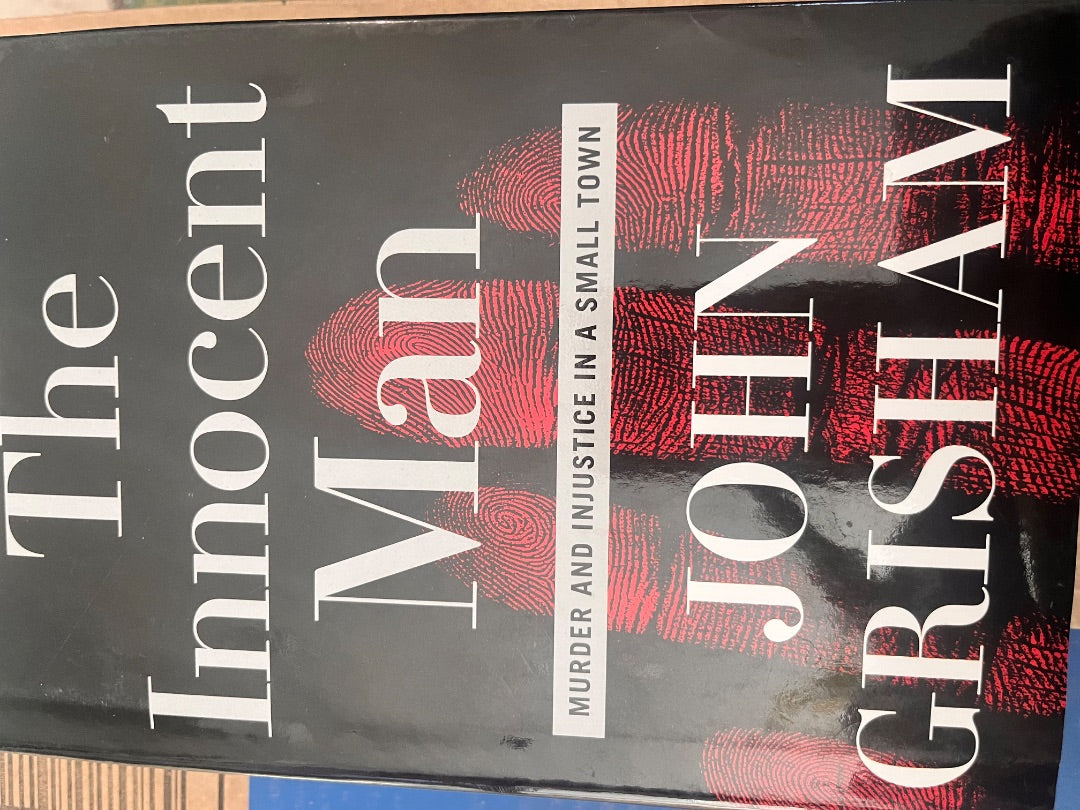 Hardback John Grisham The Innocent Man, Large Print