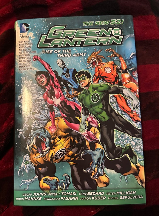 Green Lantern HC Rise of the Third Army, 18 x 10 x 1