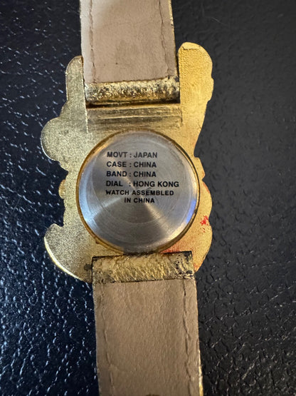 H-Santa gold christmas watch untested