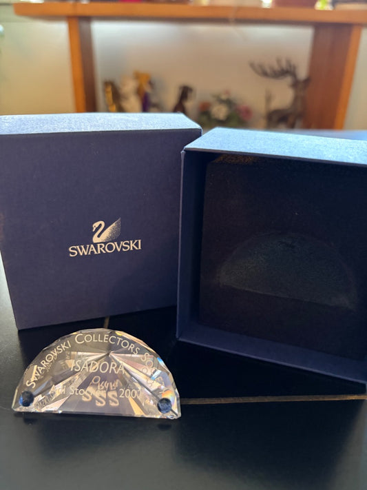 Swarovski crystal Isadora title plaque