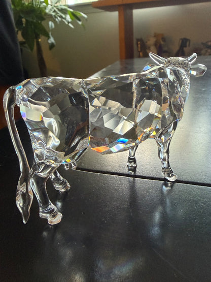 Swarovski crystal cow - very rare