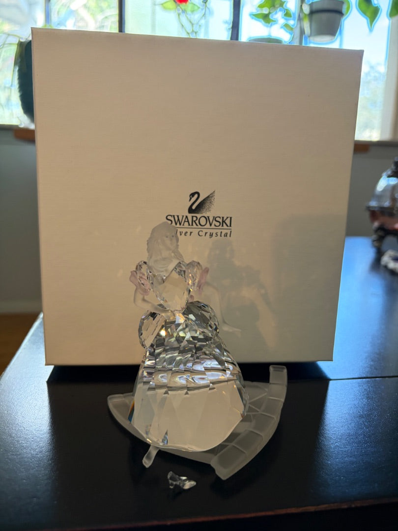 Swarovski crystal Cinderella with slipper