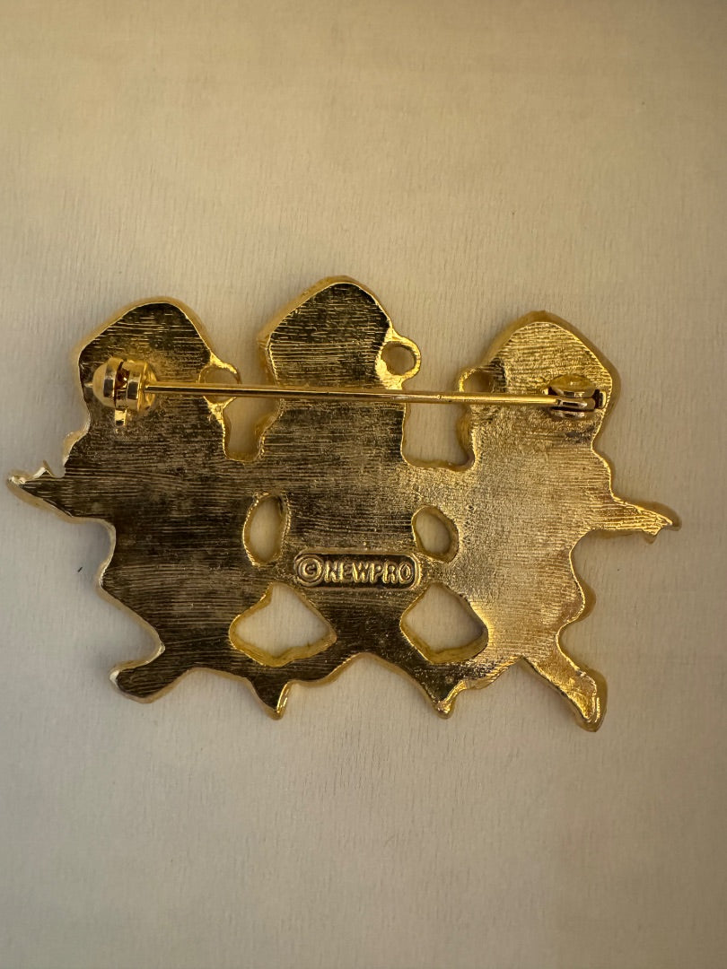 H-3bear Newpro brooch