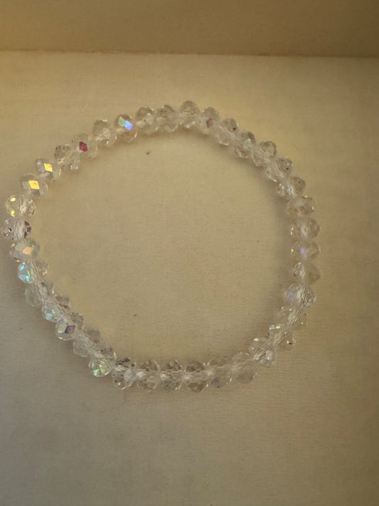 Small AB bead stretchy bracelet