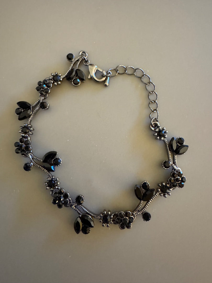 Black gunmetal bracelet