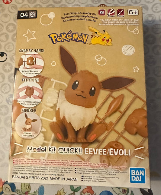 Pokemon Eevee Quick! Model Kit, 10 x 6 x 1