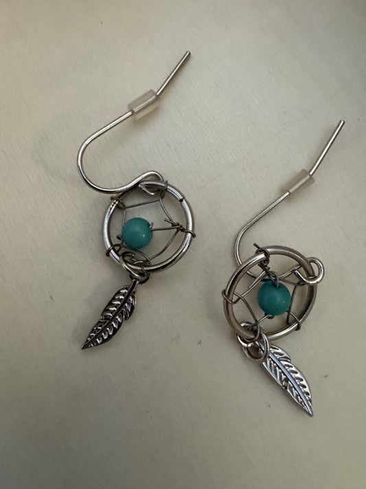 Dream catcher earrings