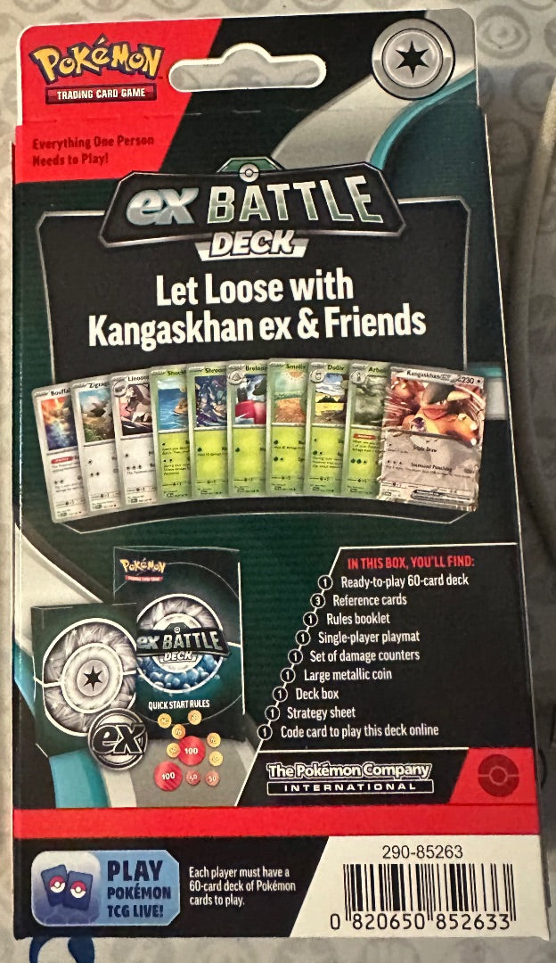Pokemon TCG: ex Battle Deck [Kangaskhan ex], 6 x 4 x1