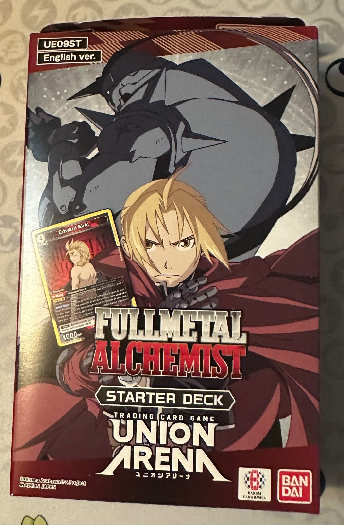 UnionArena Fullmetal Alchemist Starter Deck, 5 x 4 x 1