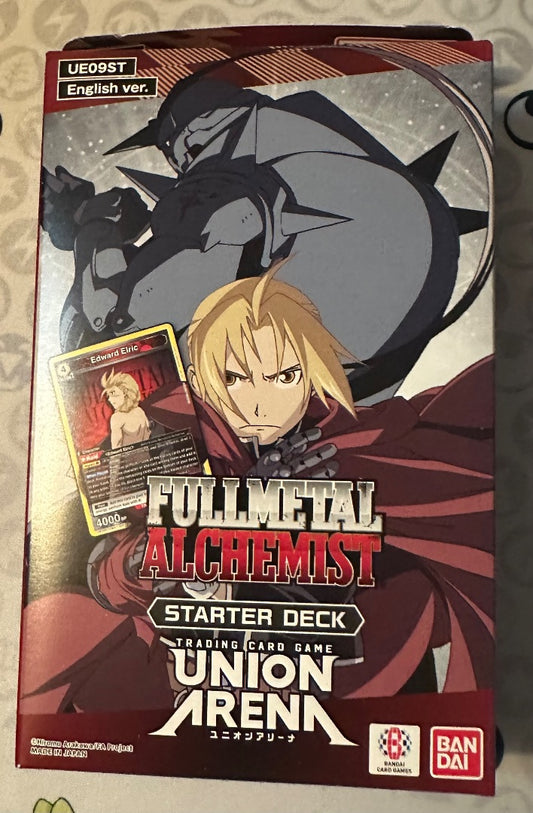 UnionArena Fullmetal Alchemist Starter Deck, 5 x 4 x 1