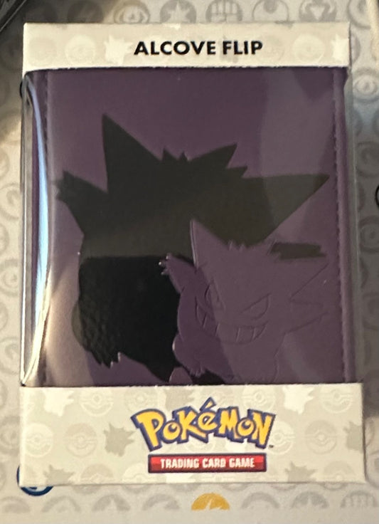 Purple Ultra Pro Gengar Alcove Flip Deck Box, 5 x 4 x3