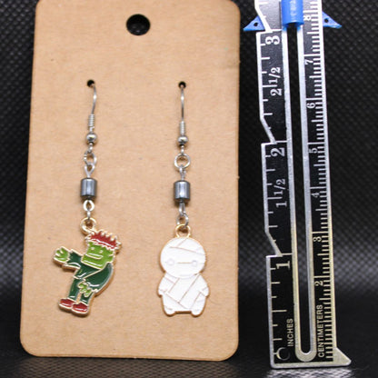 Designs by Raven Halloween Character Earrings