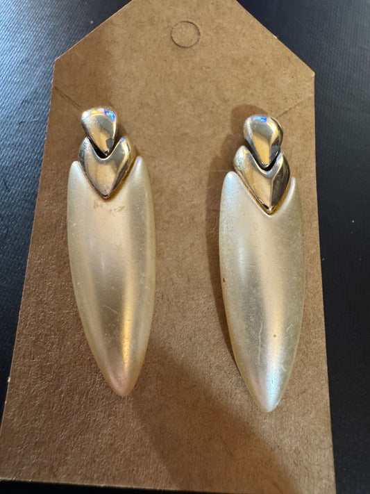 Napier ivory gold stud earrings