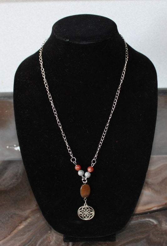 Designs by Raven Earthy Celtic Knot Necklace