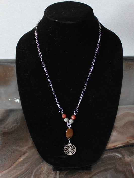 Designs by Raven Earthy Celtic Knot Necklace