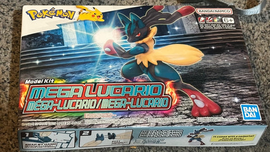 Pokemon Mega Lucario Build Kit, 14 x 8 x 2