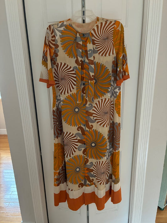 Vintage 70s silky robe or duster