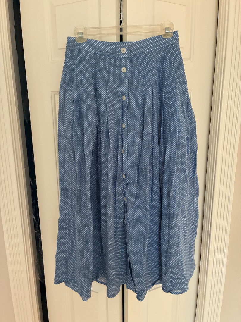Vintage blue polka dot Liz Claiborne skirt