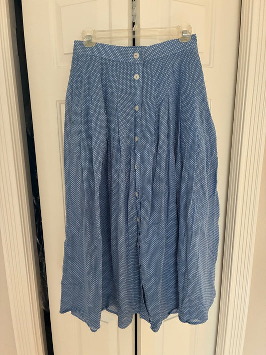 Vintage blue polka dot Liz Claiborne skirt