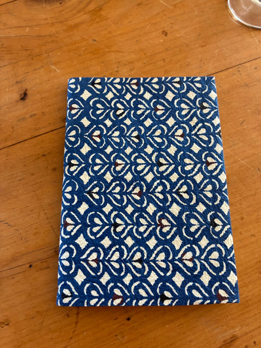 Handmade paper notebook