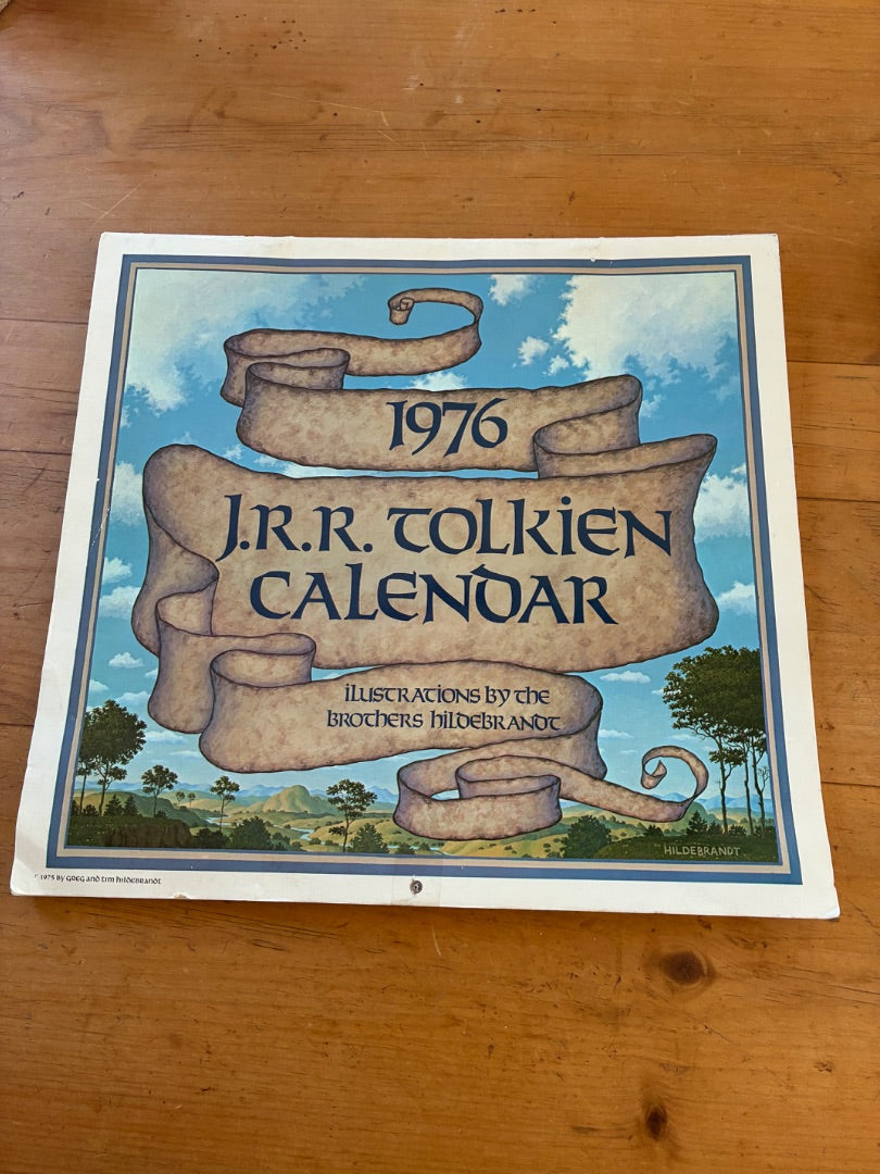 1976 Tolkien calendar by Brothers Hildebrandt