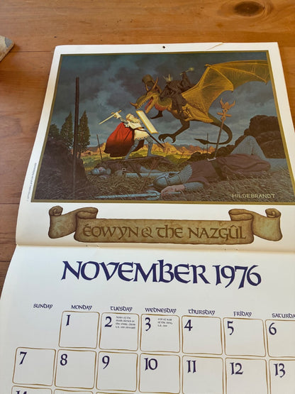 1976 Tolkien calendar by Brothers Hildebrandt