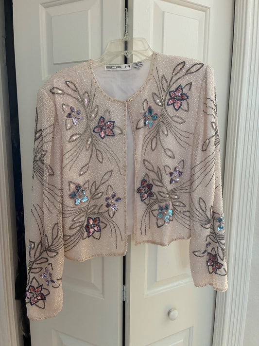 Vintage Scala beaded jacket, L/XL