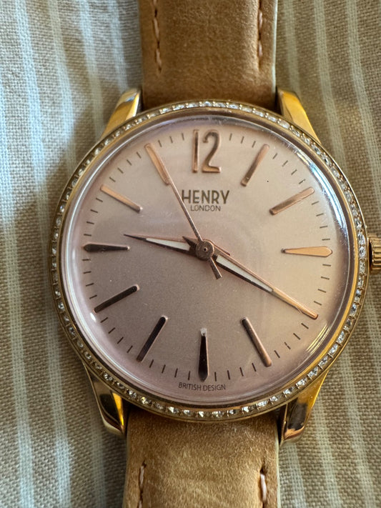 Henry Shoreditch rose gold HL-34-SS-0202 88 Womens Watch Untested