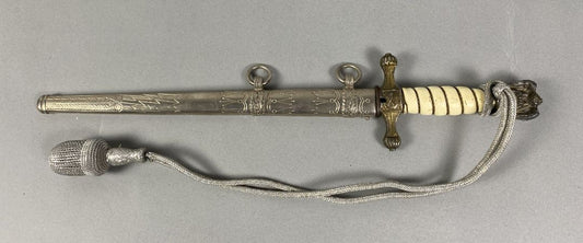 Eickhorn Vintage WWII Era German 2nd Model Naval Dagger Marked Original Eickhorn Original
