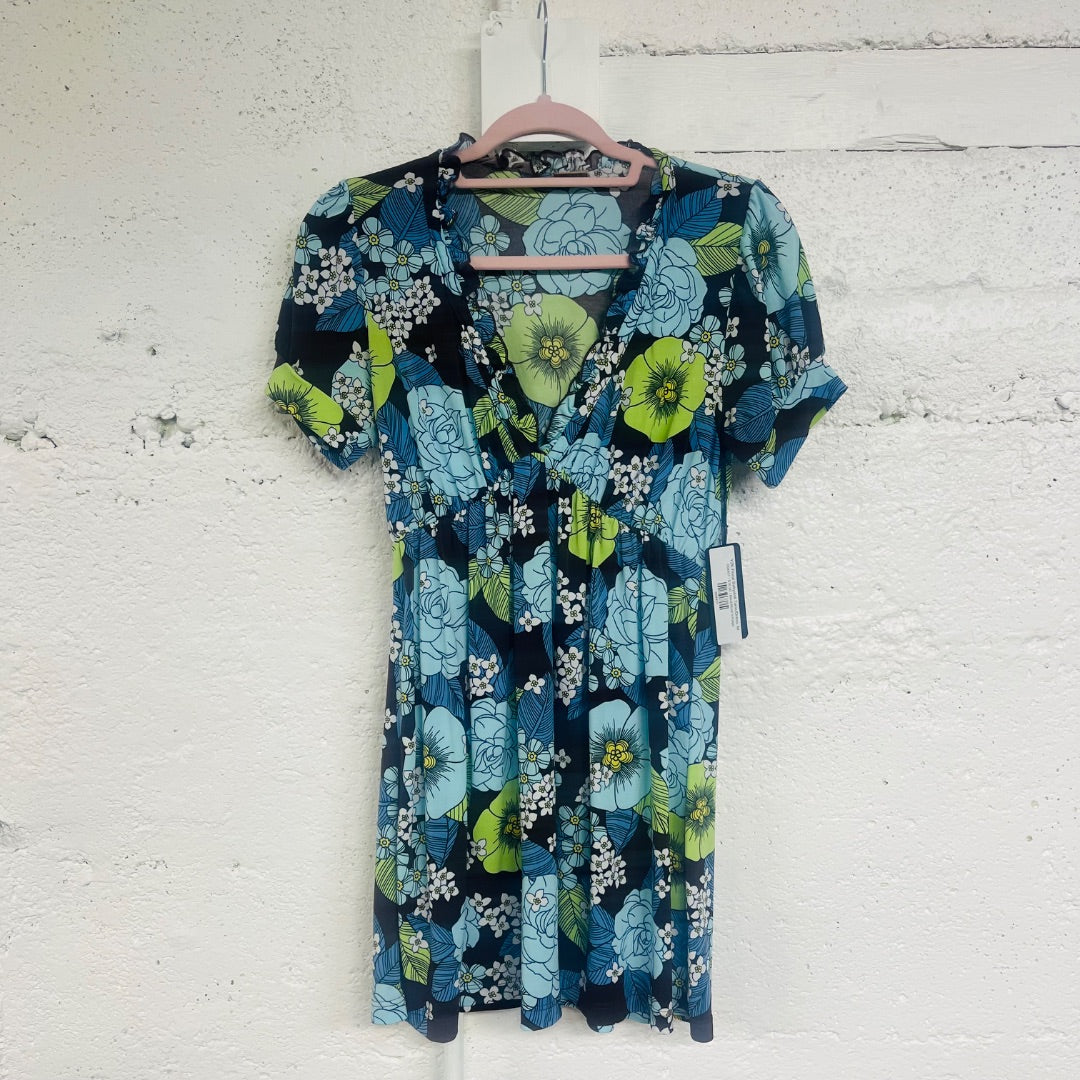 Y2K Floral Babydoll Tunic/Dress, M