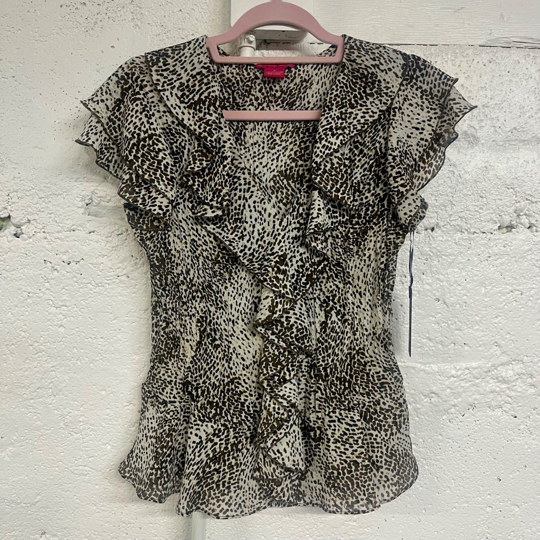 Y2K Ruffle Blouse, S/M