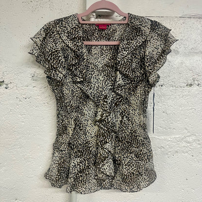 Y2K Ruffle Blouse, S/M