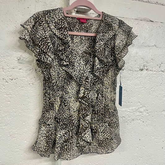 Y2K Ruffle Blouse, S/M