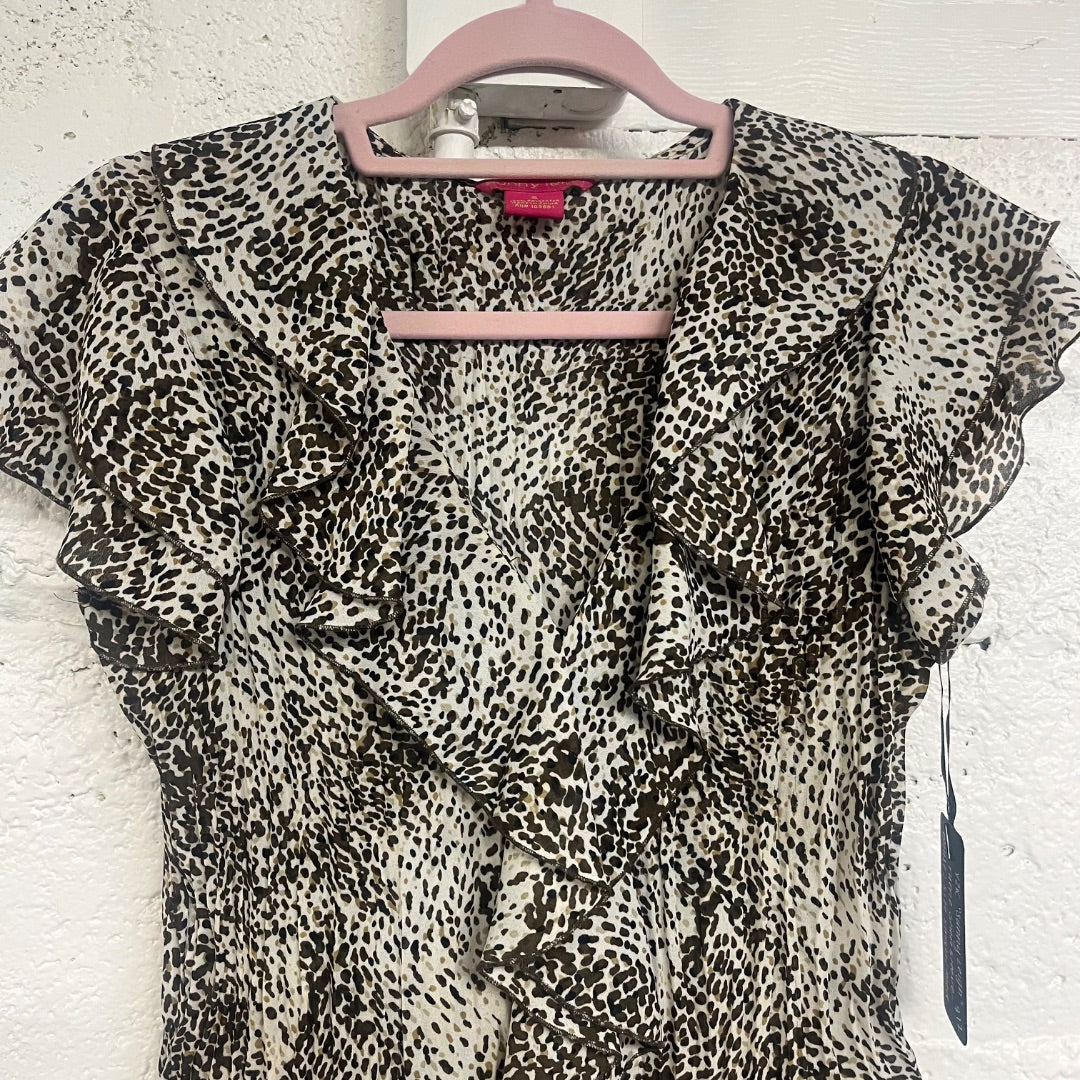 Y2K Ruffle Blouse, S/M