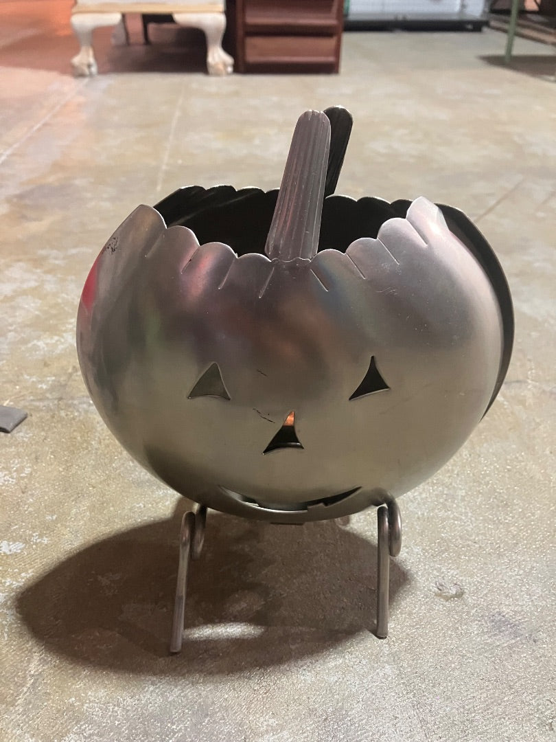 Silver No brand Pumpkin Candle Holder, 9