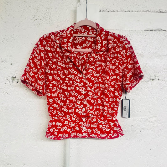 Rose Motif Blouse, S
