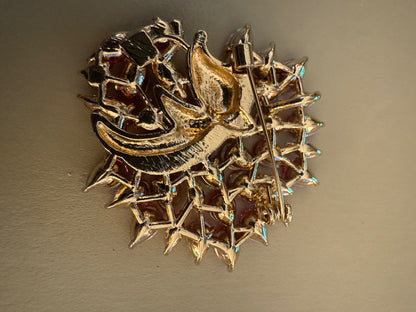 Pink Hedgehog brooch