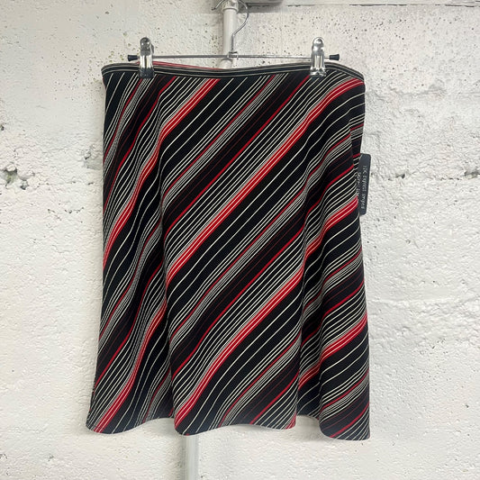 Y2K Express Striped Skirt, M
