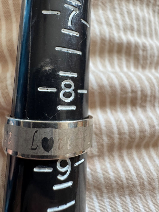 Stainless steel heart band 8