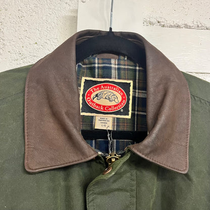 Men's 90s Cotton Oilskin Jacket, L/XL