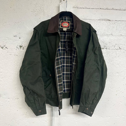 Men's 90s Cotton Oilskin Jacket, L/XL