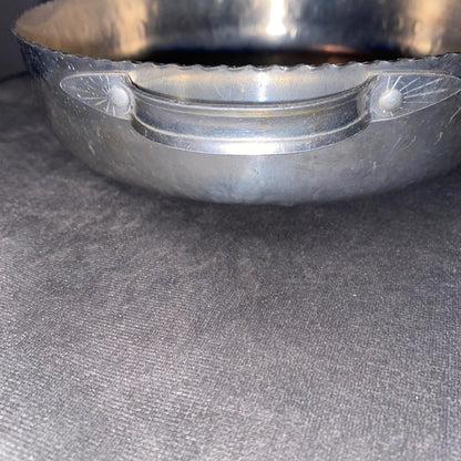 Silver Everlast Hammered Server Aluminum, 8”