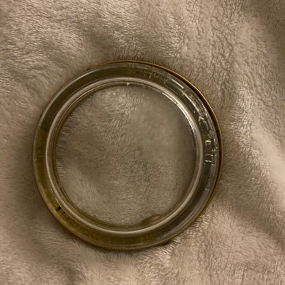 Yellow Cloisonne Cloisonné Ashtry, 4”