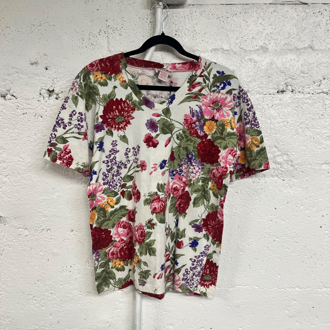 Early 90s Flower Tee, L/XL
