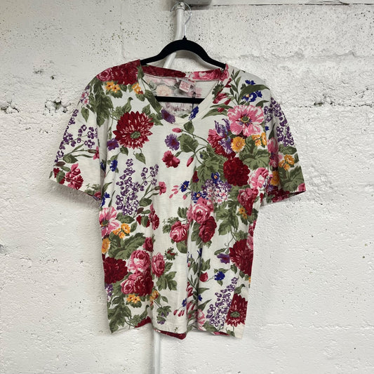 Early 90s Flower Tee, L/XL