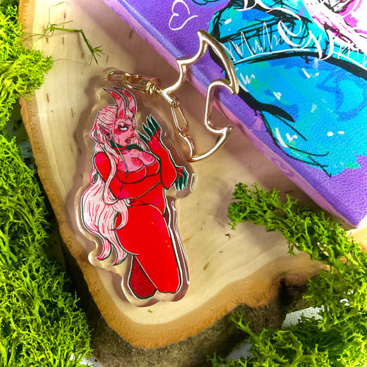 Monster Girl “ Hellfire” Key Chain