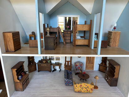 Antique Dollhouse Furniture w Accessories