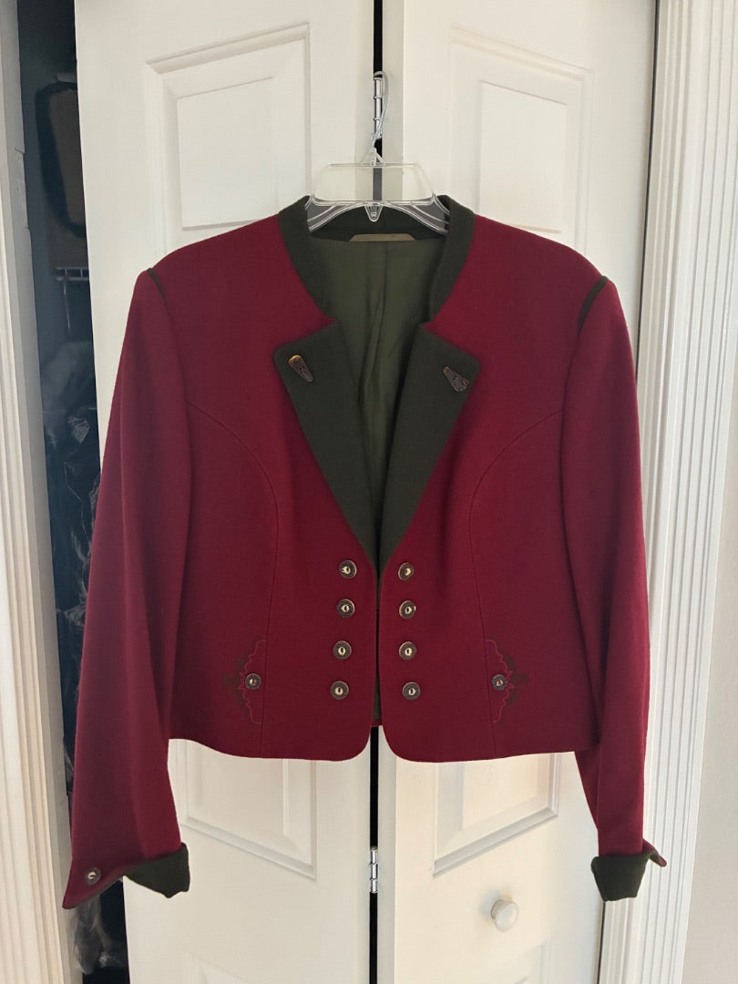 Wool Original Trachten Austrian jacket, M