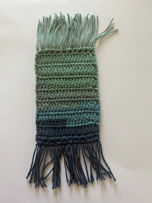 Ocean Blue Crochet decorative pad Decor, 12”