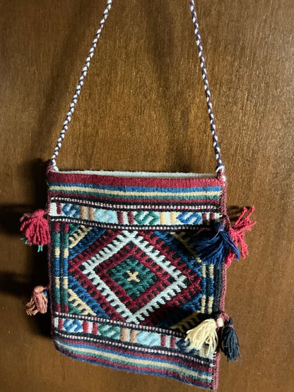 Turkish Hand woven Carpet bag